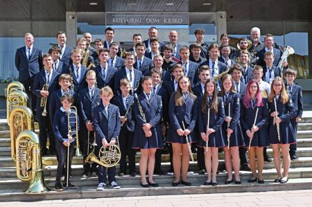 Godba Dobrova - Polhov Gradec na Tekmovanju slovenskih godb - skupinska